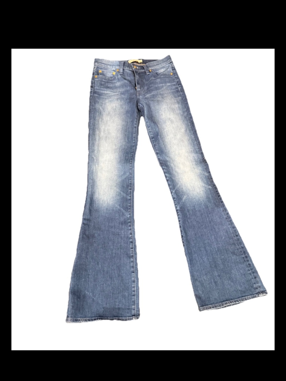 Tory Burch Flared Leg Mid-Rise Denim Jeans - Size 26
